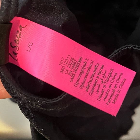 La Senza Bodysuit Lingerie Sparkly Top - Picture 6 of 6